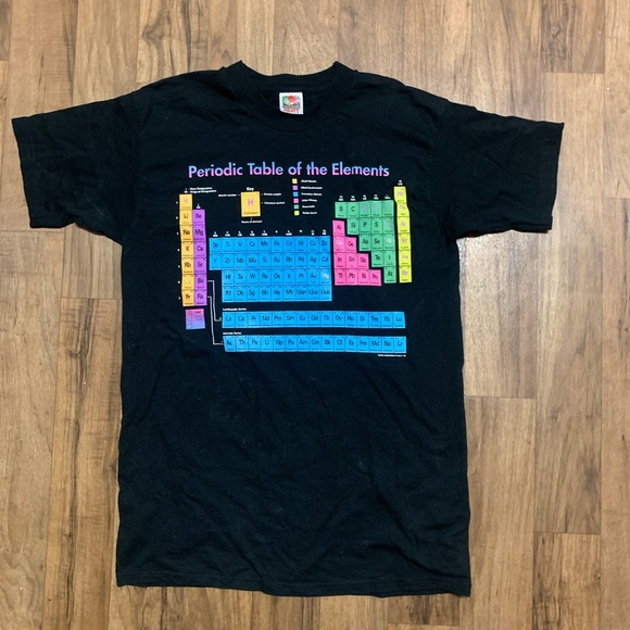 Fruit of the Loom Other - Table of Elements Science T-shirt Size L